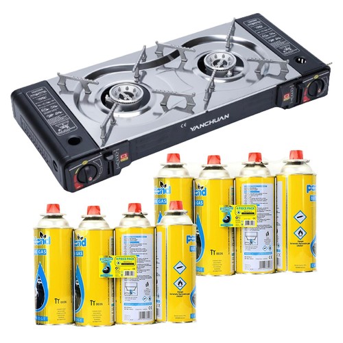 Portable double burner gas - 2,