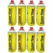 8 x Butane Gas Canisters for