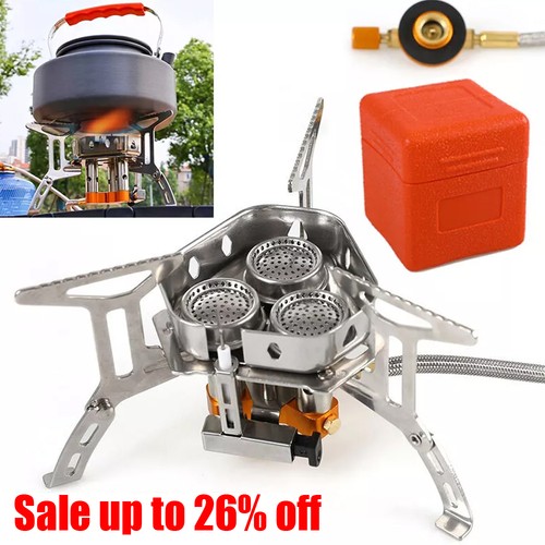Windproof compact gas burner - windproof,