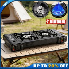 Double Dual Burner Gas Stove