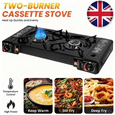 Portable Double Burner Gas